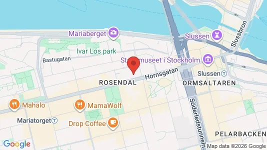 Apartments for rent i Södermalm - kort over placeringen