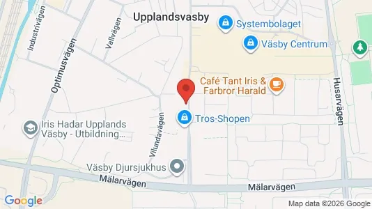 Apartments for rent i Upplands Väsby - kort over placeringen