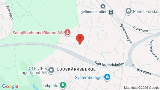 Apartments for rent i Nacka - kort over placeringen