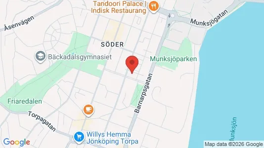 Apartments for rent i Jönköping - kort over placeringen
