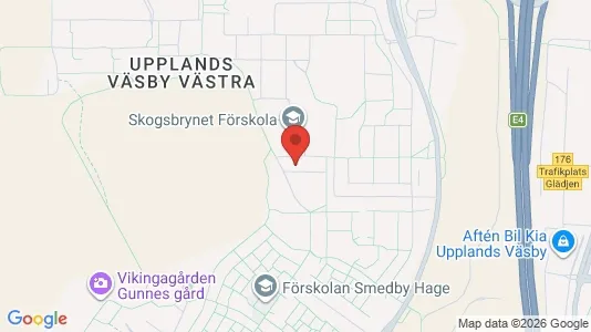 Apartments for rent i Upplands Väsby - kort over placeringen