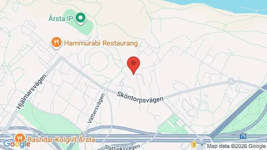Apartments for rent i Hammarbyhamnen - kort over placeringen