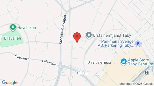 Apartments for rent i Täby - kort over placeringen