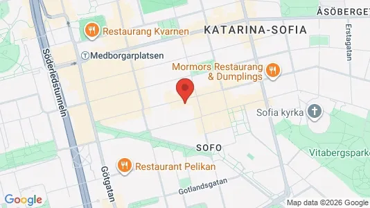 Apartments for rent i Södermalm - kort over placeringen