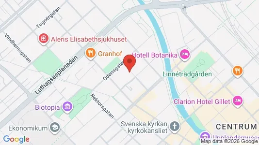 Apartments for rent i Uppsala - kort over placeringen
