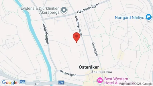 Apartments for rent i Österåker - kort over placeringen