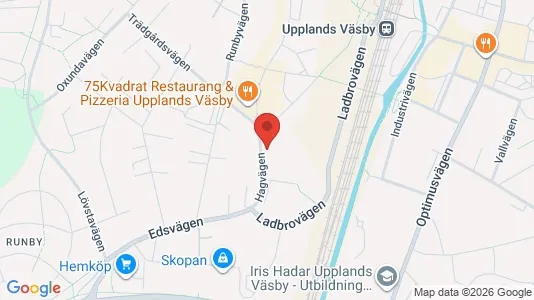 Apartments for rent i Upplands Väsby - kort over placeringen
