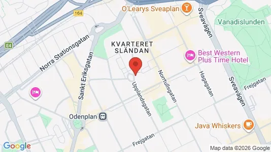Apartments for rent i Vasastan - kort over placeringen