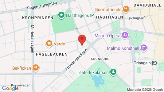 Apartments for rent i Malmö City - kort over placeringen