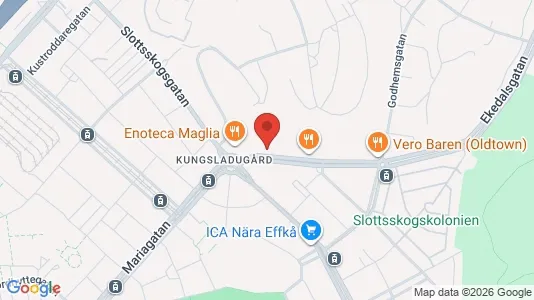 Apartments for rent i Johanneberg - kort over placeringen