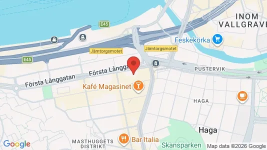 Apartments for rent i Gothenburg City Centre - kort over placeringen