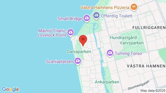 Apartments for rent i Malmö City - kort over placeringen