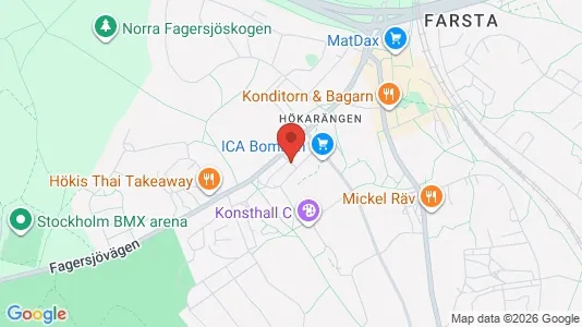 Apartments for rent i Stockholm South - kort over placeringen