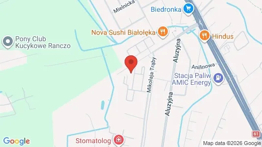 Apartments for rent i Warszawa Białołęka - kort over placeringen