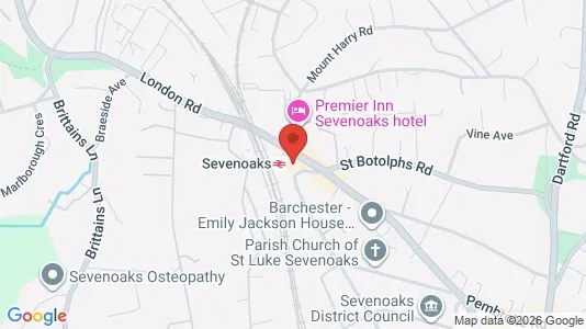 Apartments for rent i Sevenoaks - Kent - kort over placeringen