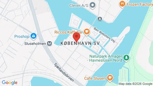 Apartments for rent i Copenhagen SV - kort over placeringen