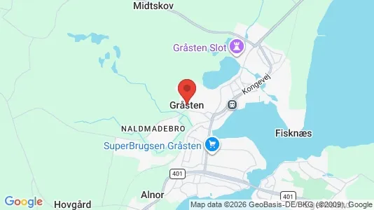 Houses for rent i Gråsten - kort over placeringen