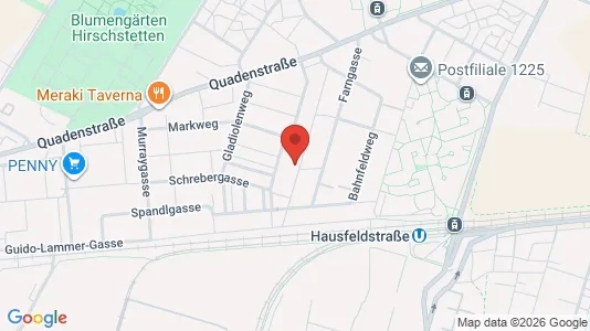 Apartments for rent i Vienna Donaustadt - kort over placeringen