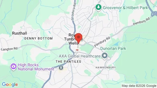 Apartments for rent i Tunbridge wells - Kent - kort over placeringen