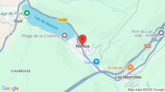 Apartments for rent i Nantua - kort over placeringen