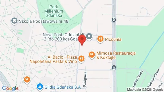 Apartments for rent i Gdańsk - kort over placeringen