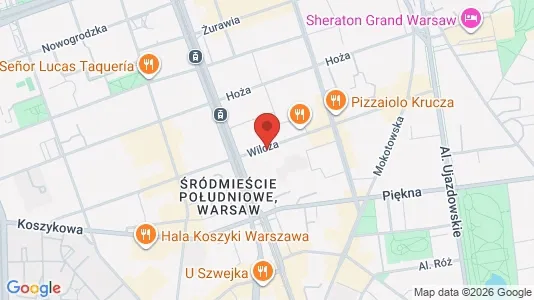 Apartments for rent i Warszawa Wawer - kort over placeringen
