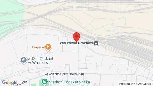 Apartments for rent i Warszawa Wawer - kort over placeringen