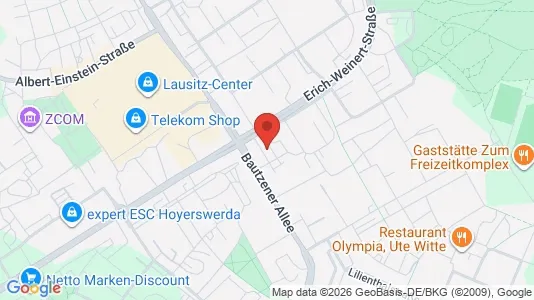 Apartments for rent i Bautzen - kort over placeringen