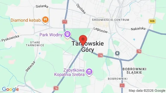 Apartments for rent i Tarnogórski - kort over placeringen