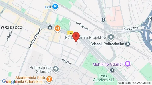 Apartments for rent i Gdańsk - kort over placeringen