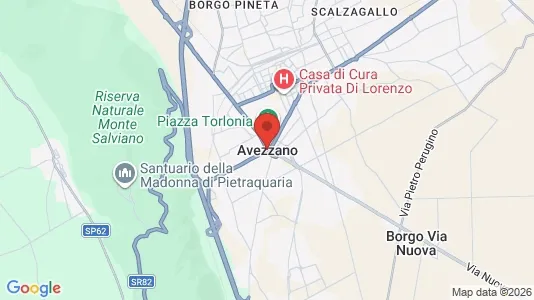 Apartments for rent i Avezzano - kort over placeringen