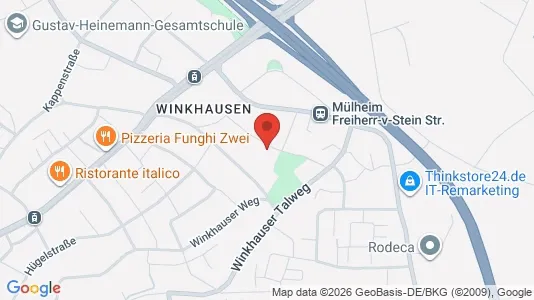 Apartments for rent i Mülheim an der Ruhr - kort over placeringen