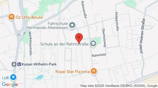 Apartments for rent i Essen - kort over placeringen
