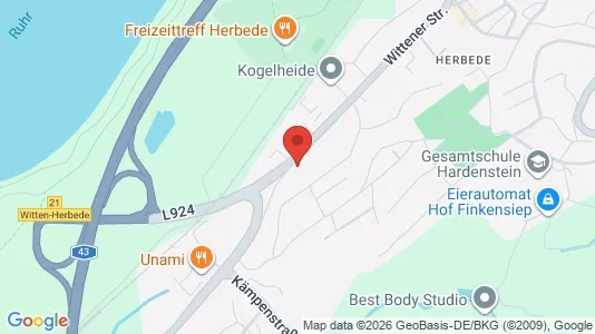 Apartments for rent i Ennepe-Ruhr-Kreis - kort over placeringen