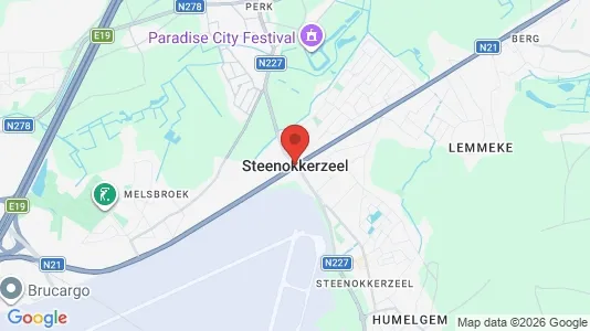 Apartments for rent i Steenokkerzeel - kort over placeringen