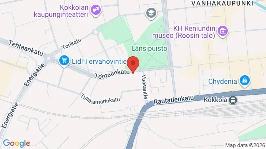 Apartments for rent i Kokkola - kort over placeringen