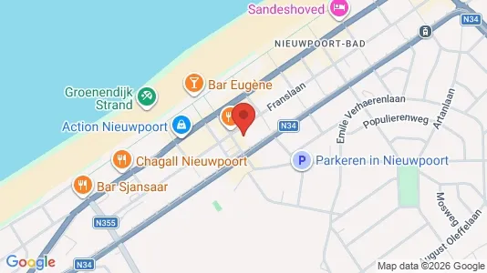 Apartments for rent i Nieuwpoort - kort over placeringen