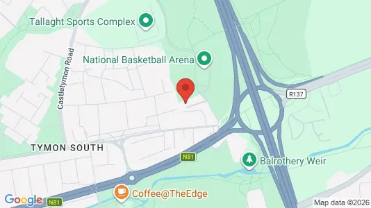Apartments for rent i Dublin 24 - kort over placeringen