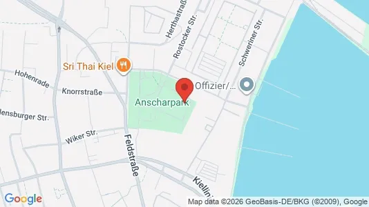 Apartments for rent i Kiel - kort over placeringen