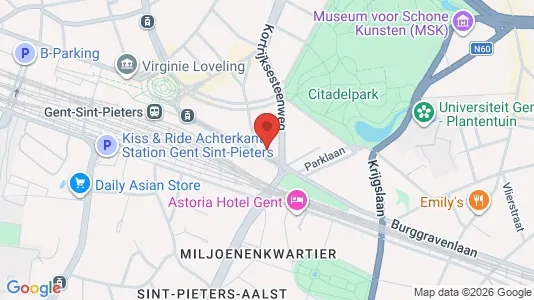 Apartments for rent i Stad Gent - kort over placeringen