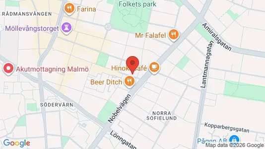 Apartments for rent i Malmö City - kort over placeringen