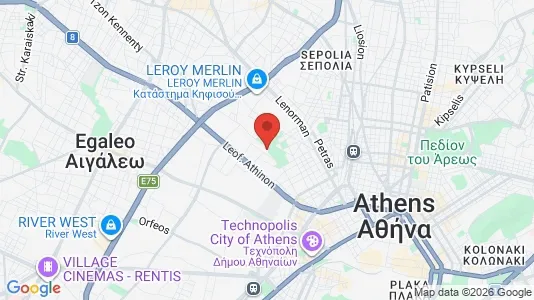 Apartments for rent i Athens Akadimia Platonos - kort over placeringen