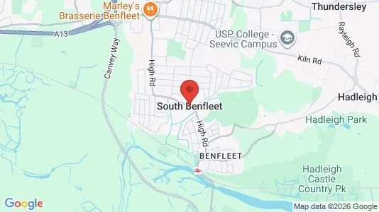 Apartments for rent i Benfleet - Essex - kort over placeringen
