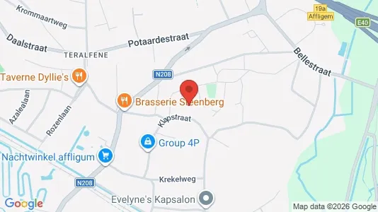 Apartments for rent i Affligem - kort over placeringen
