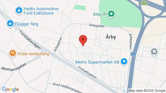Apartments for rent i Eskilstuna - kort over placeringen