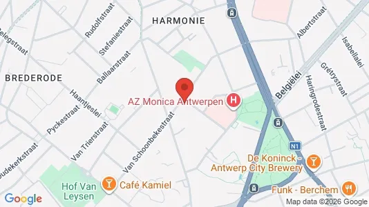 Apartments for rent i Stad Antwerp - kort over placeringen