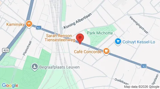Apartments for rent i Leuven - kort over placeringen