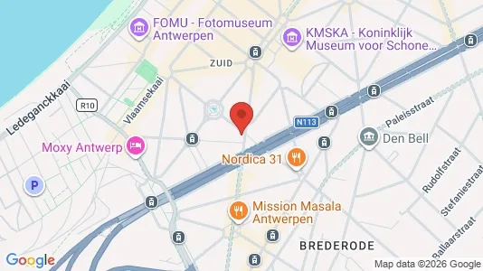 Apartments for rent i Stad Antwerp - kort over placeringen