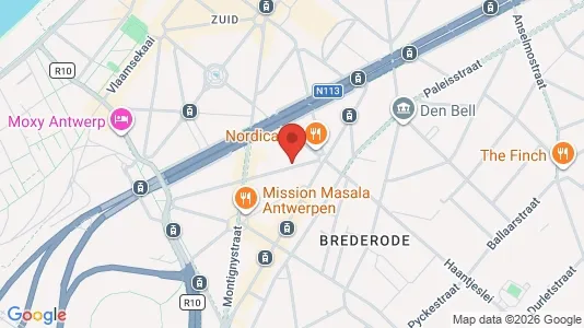 Apartments for rent i Stad Antwerp - kort over placeringen