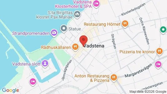 Apartments for rent i Vadstena - kort over placeringen